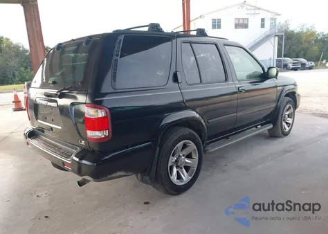 2004 Nissan Pathfinder Le Platinum z USA, uszkodzony, nr VIN JN8DR09X04W803373